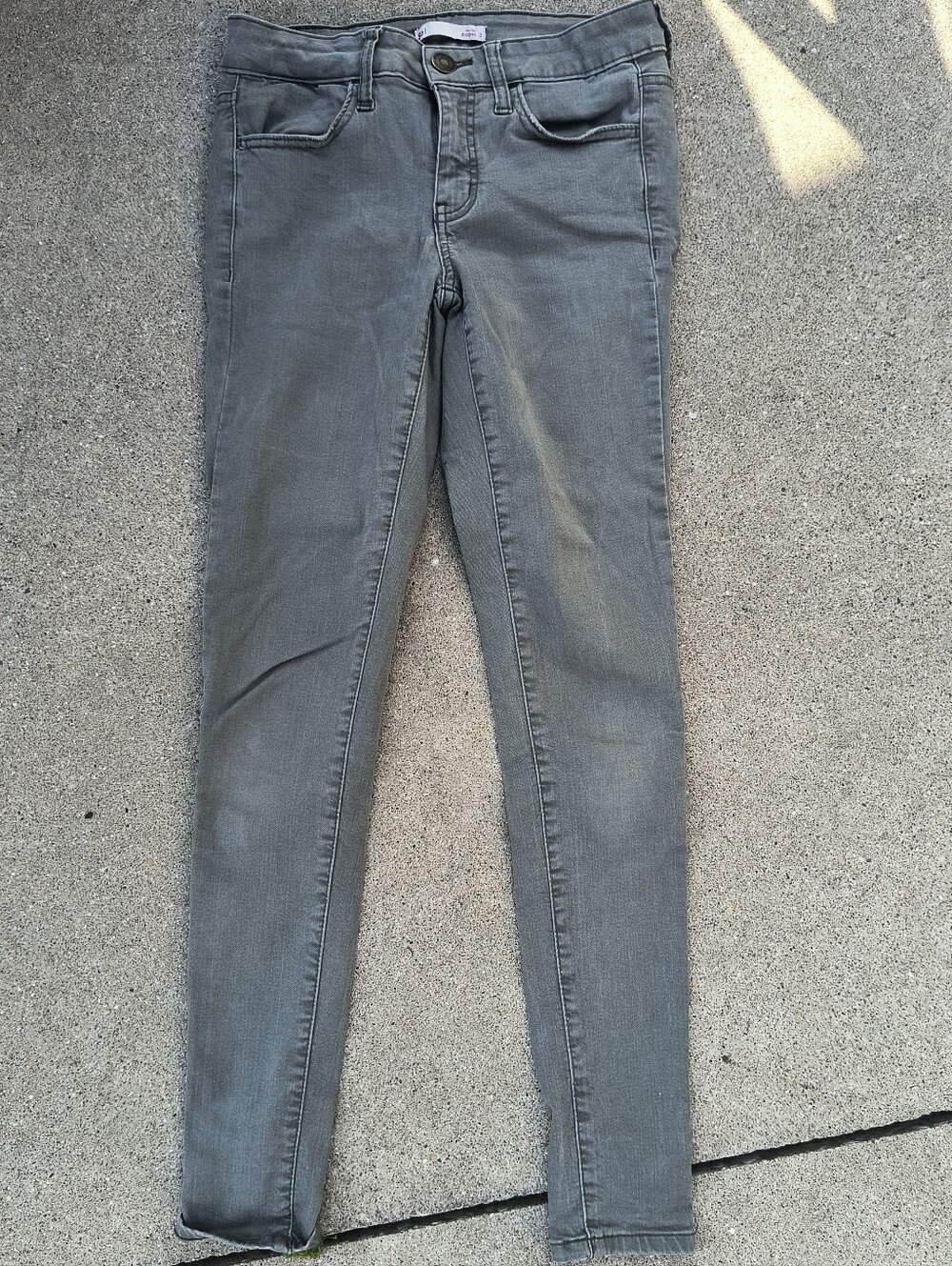 Women's SO Low Rise Jeggings Olive Green Skinny Fit Jean Pants Size 3